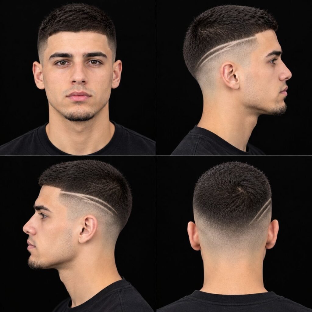 360 Waves with Mid Taper Fade