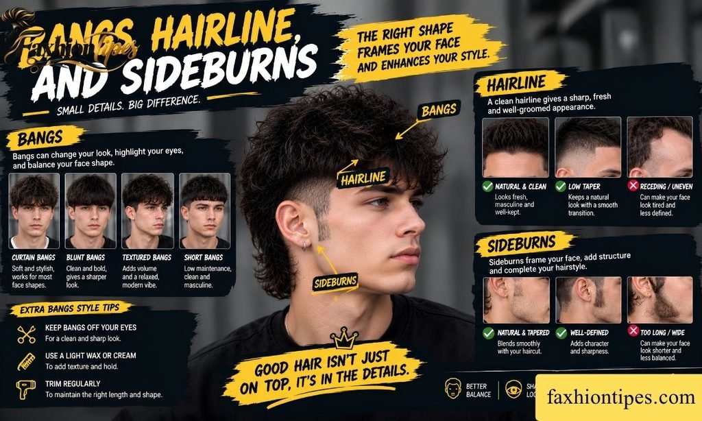 Bangs, Hairline, and Sideburns