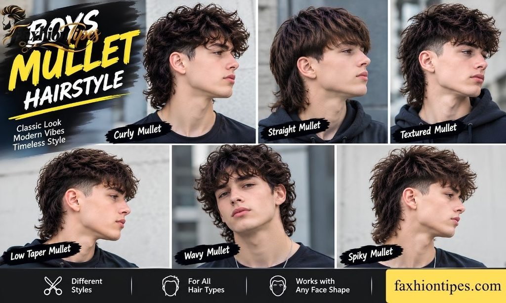 Boys mullet hairstyle