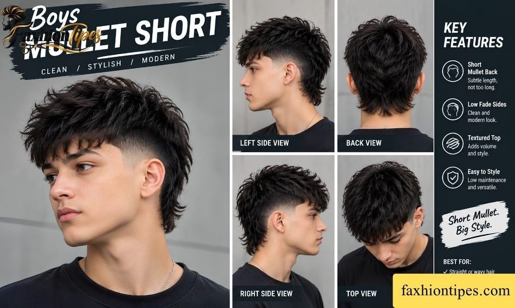 Boys mullet short