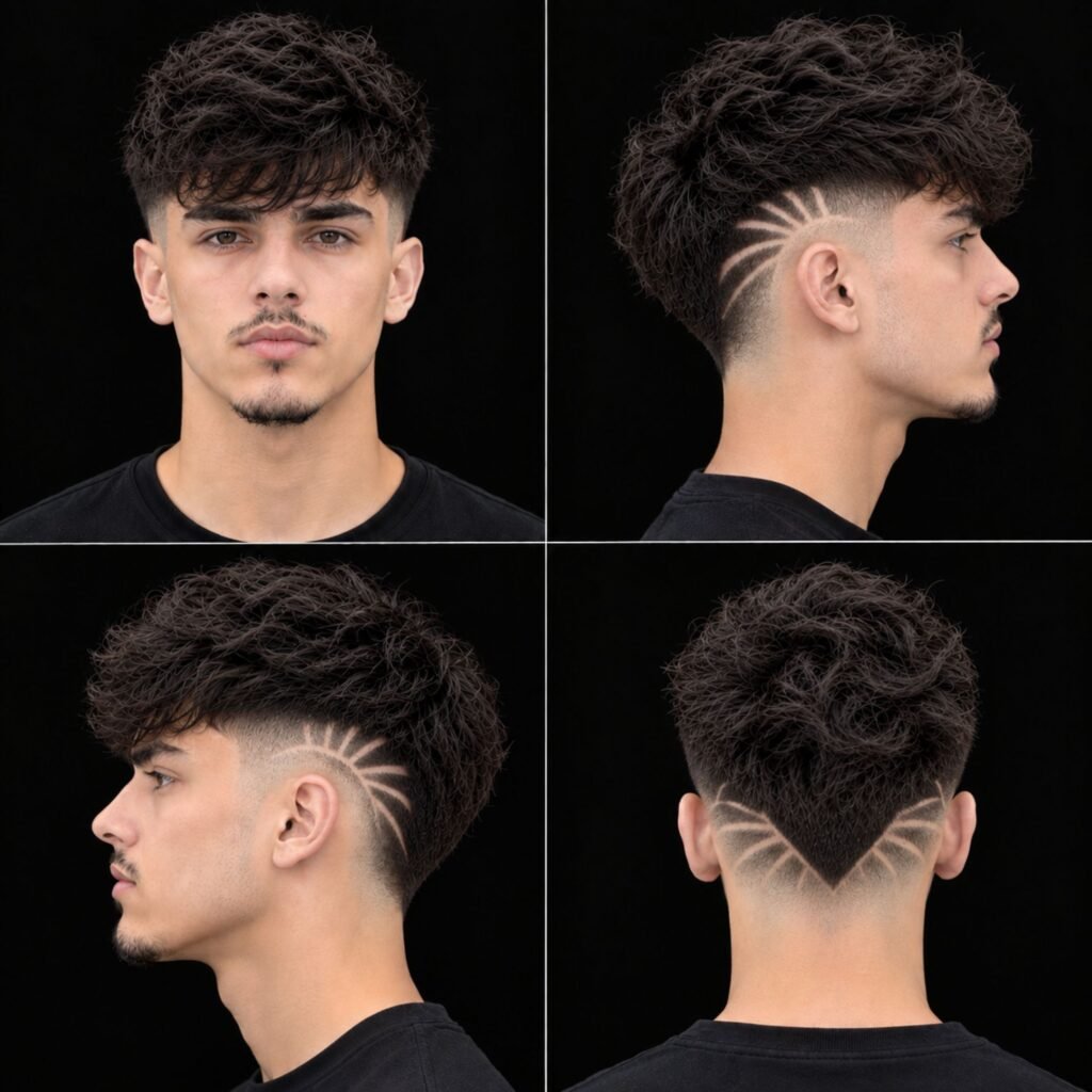 Burst Fade Sunburst Design