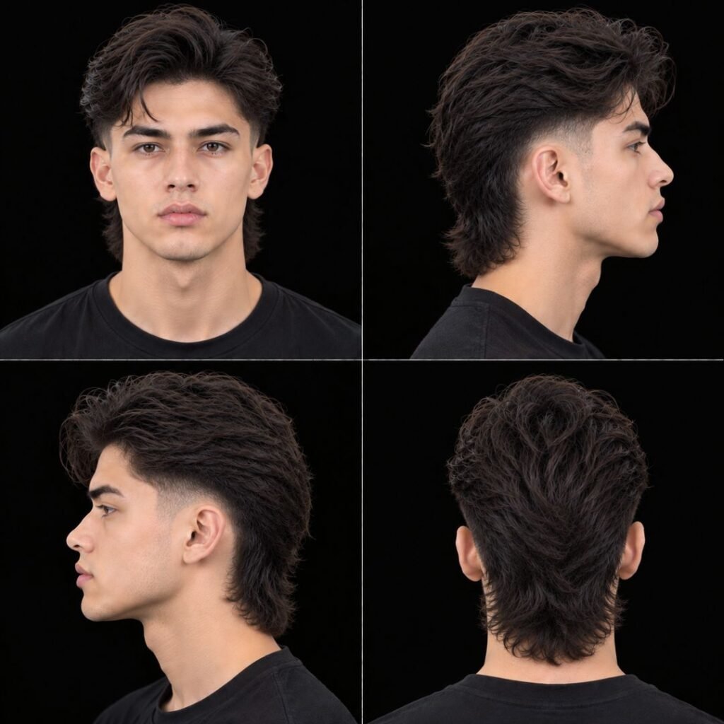 Business Mid Taper Mullet