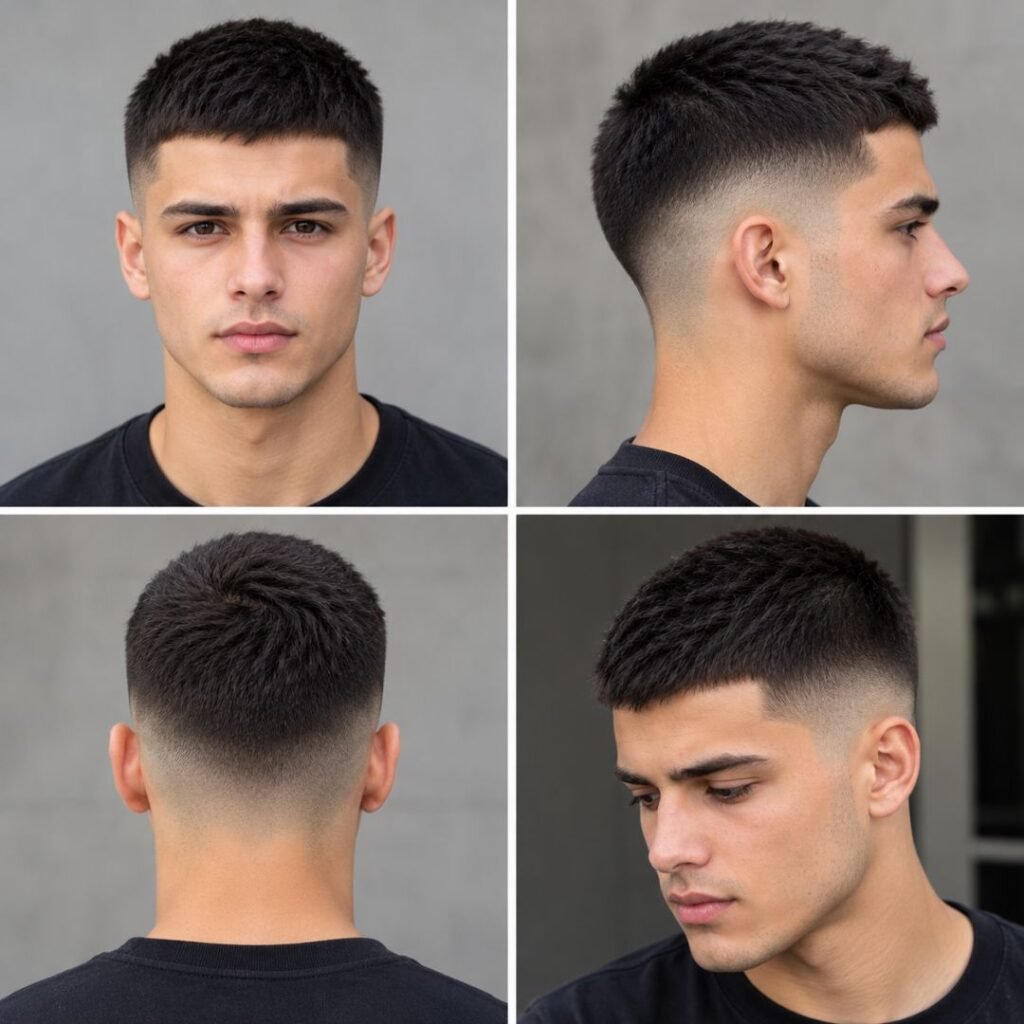 Crew cut low fade