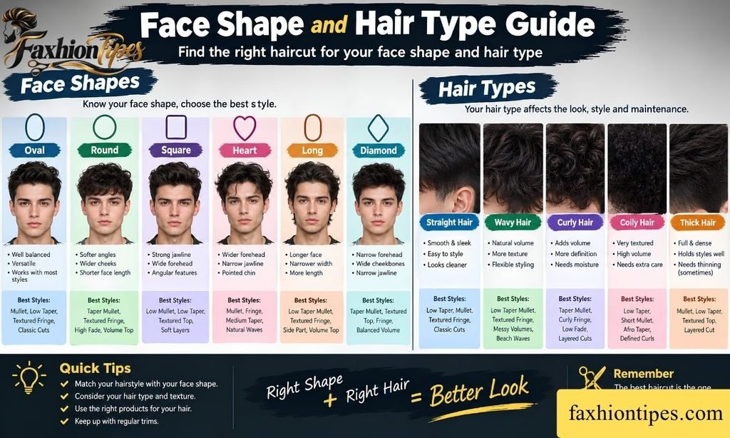 Face Shape and Hair Type Guide