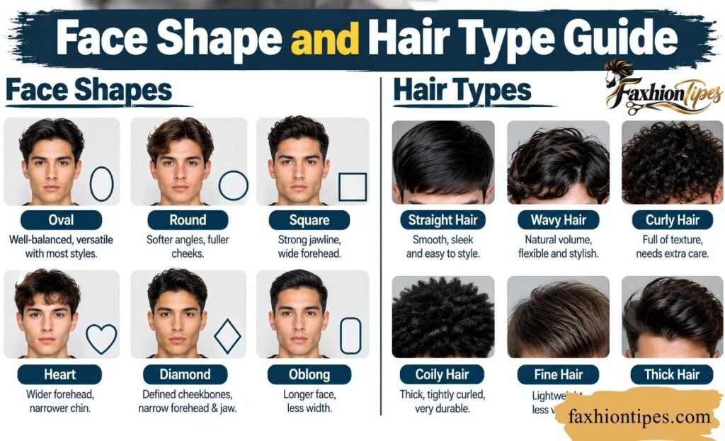 Face Shape and Hair Type Guide