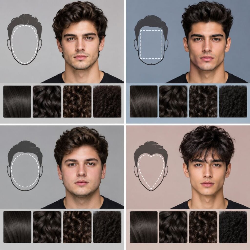 Face Shapes and Hair Types