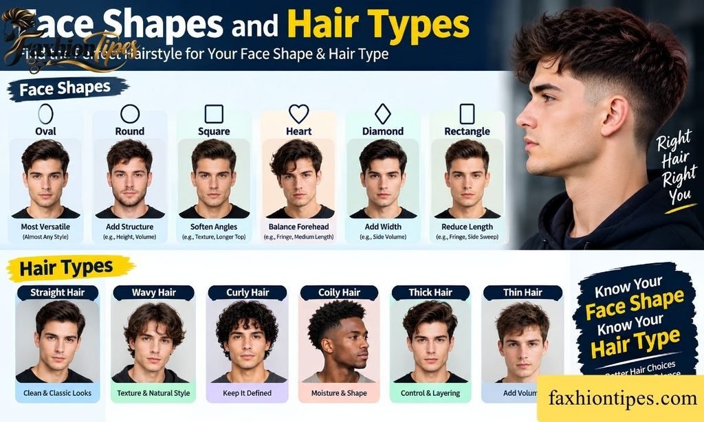 Face Shapes and Hair Types