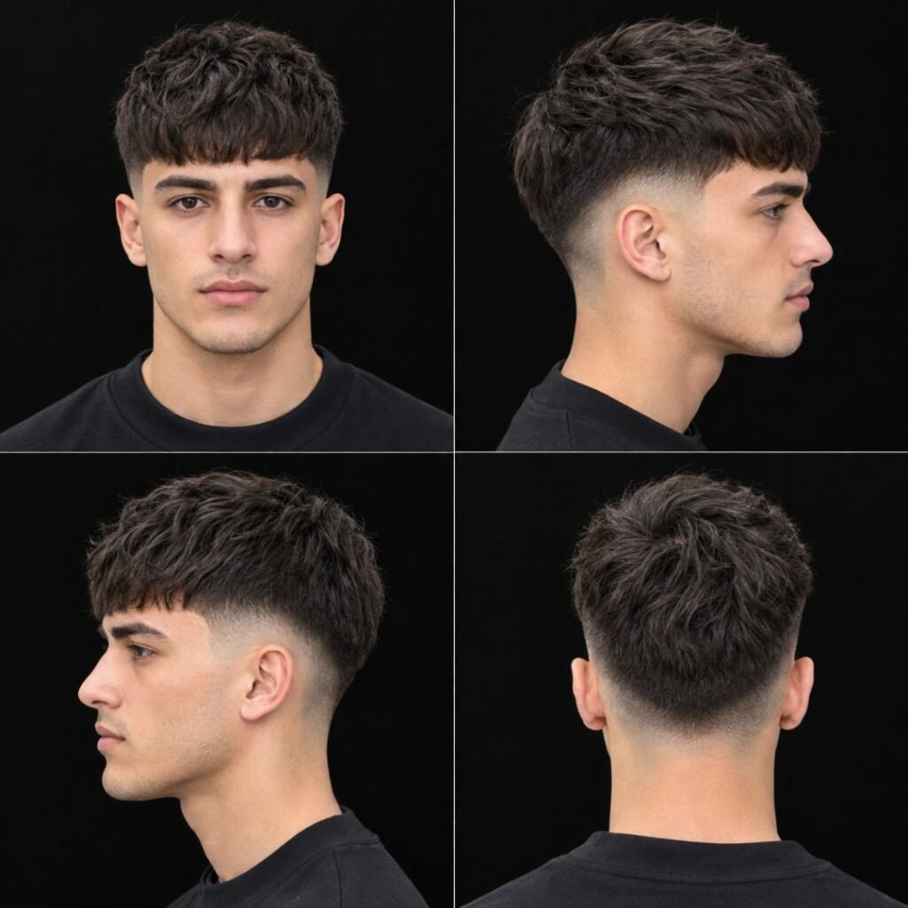 French Crop Mid Taper