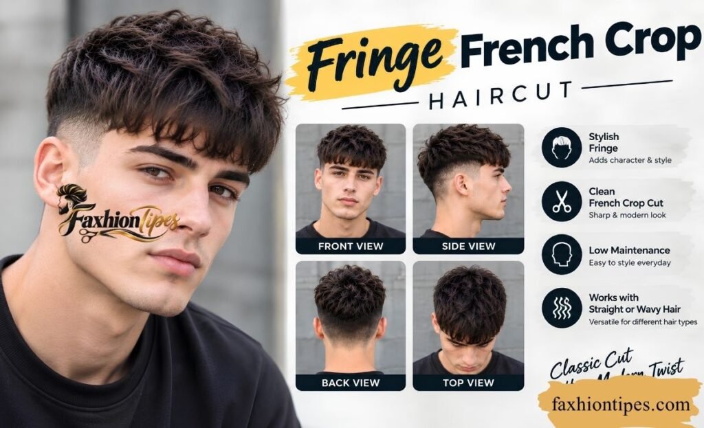 Fringe French Crop Haircut
