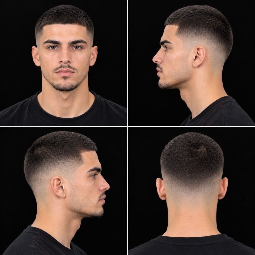 How to Do a Mid Taper Fade Buzz Cut at Home