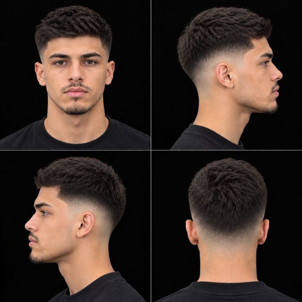 How to Maintain a Mid Taper Fade Short Hair Cut