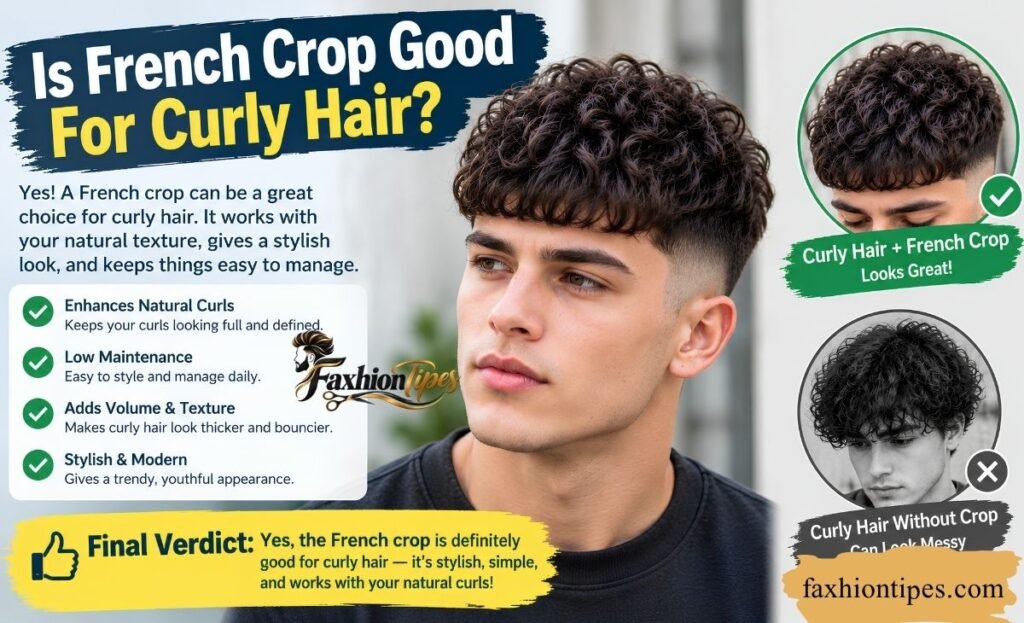 Is French Crop Good For Curly Hair?