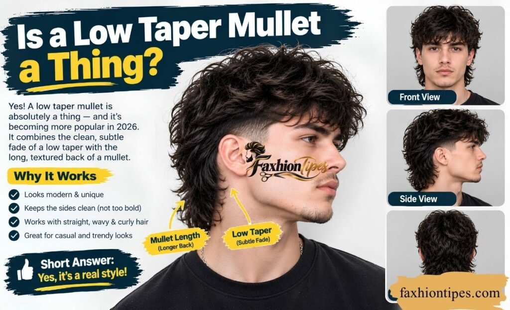 Is a Low Taper Mullet a Thing?