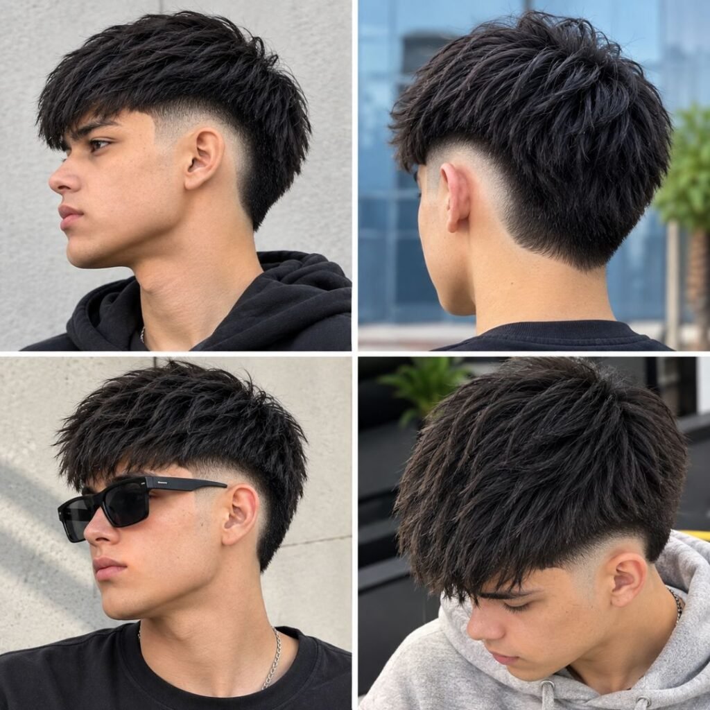 Is burst fade good for straight hair?