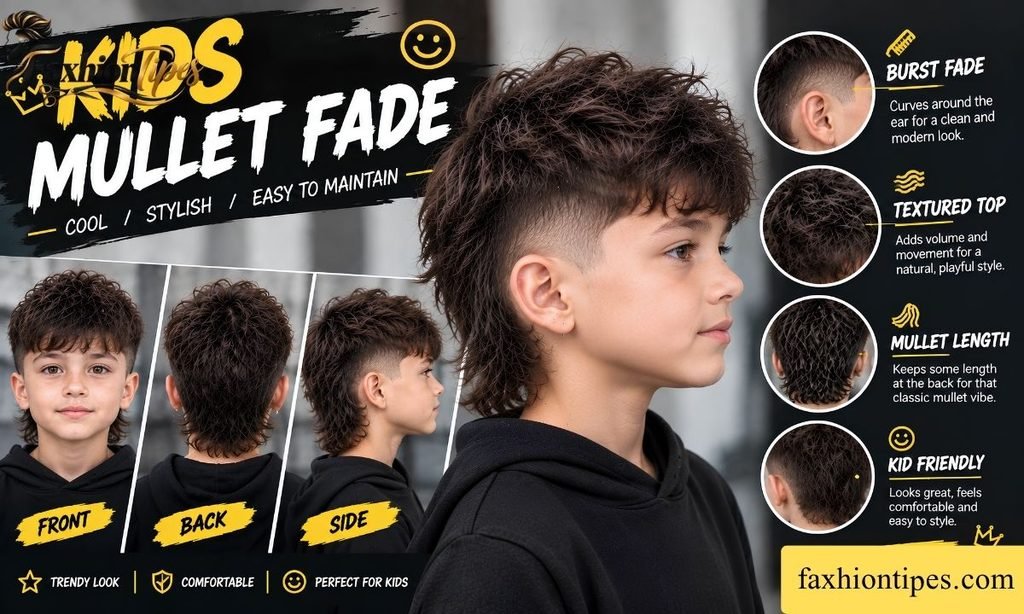 Kids Mullet Fade