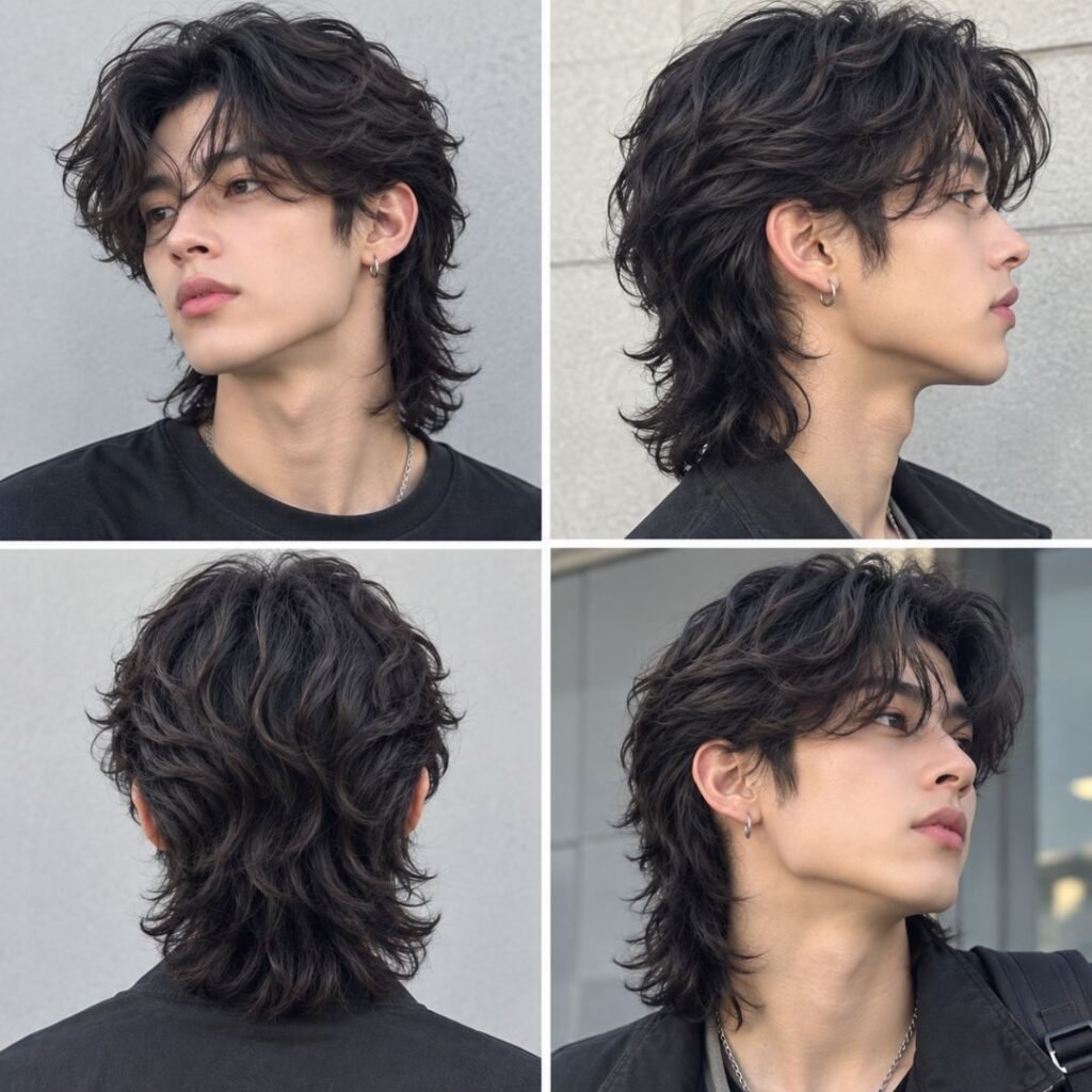 Korean-Inspired Wavy Mullet