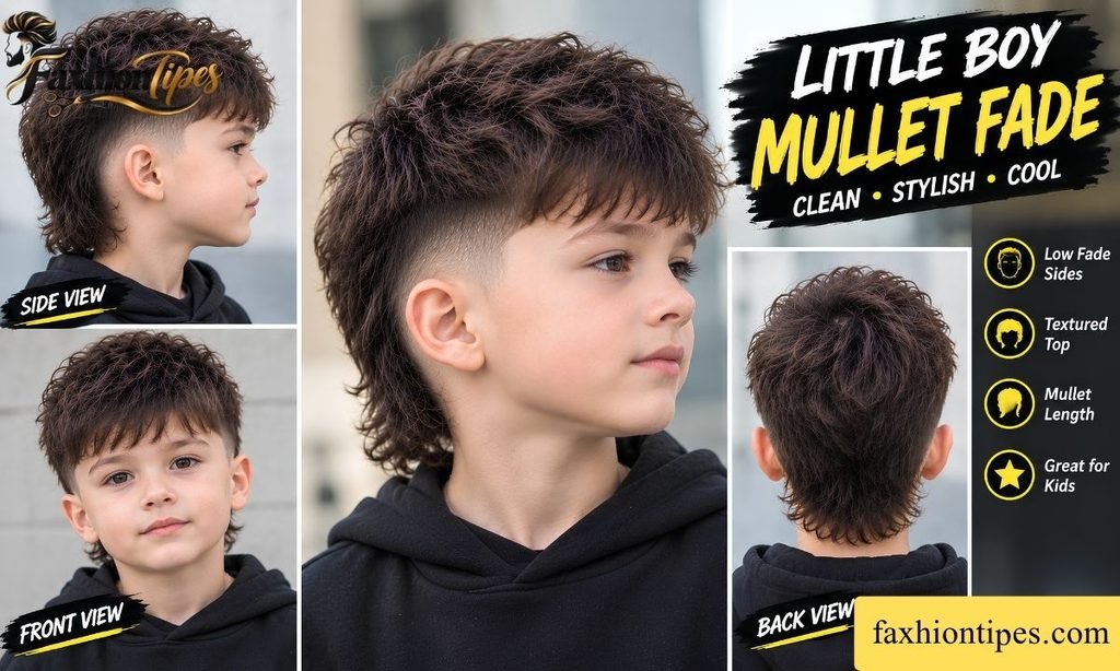 Little Boy Mullet Fade
