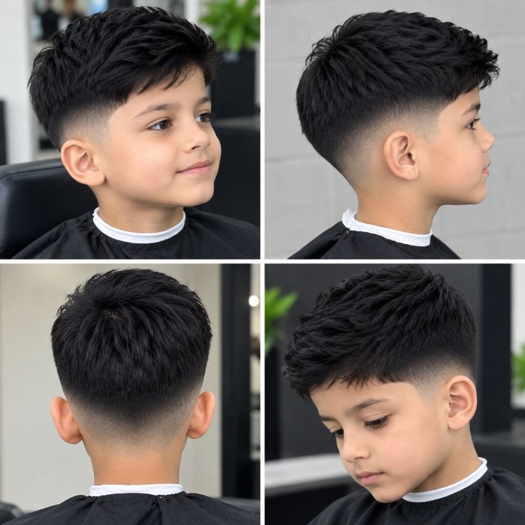 Low Fade Kids Black