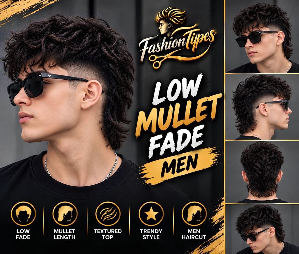 Low Mullet Fade Men