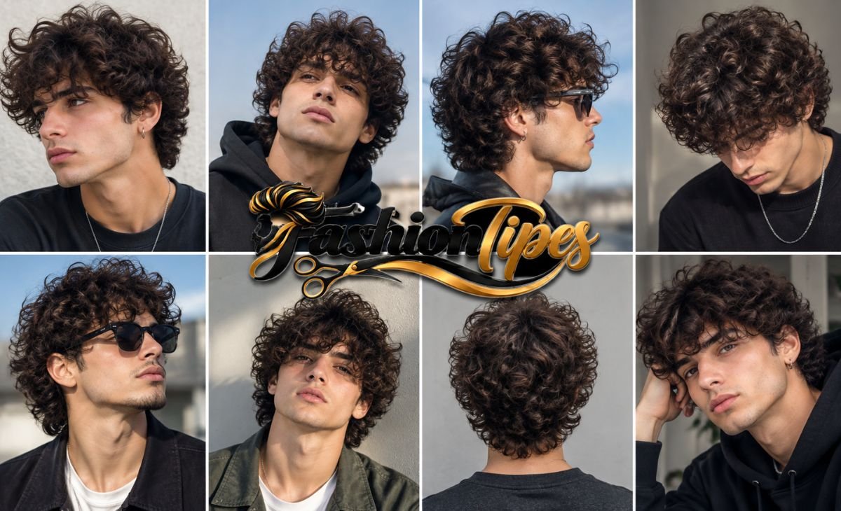 Messy Curly Hair for Men | Trendy Hairstyle Guide 