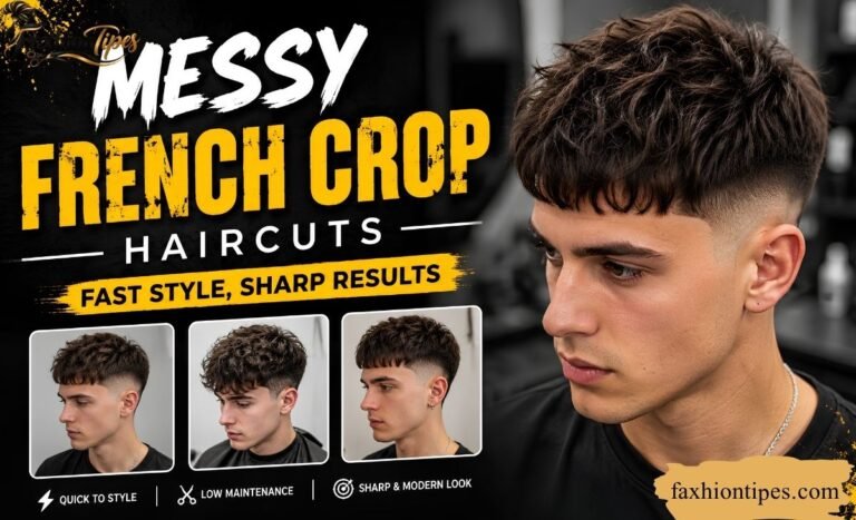 Messy French Crop Haircuts: Fast Style, Sharp Results