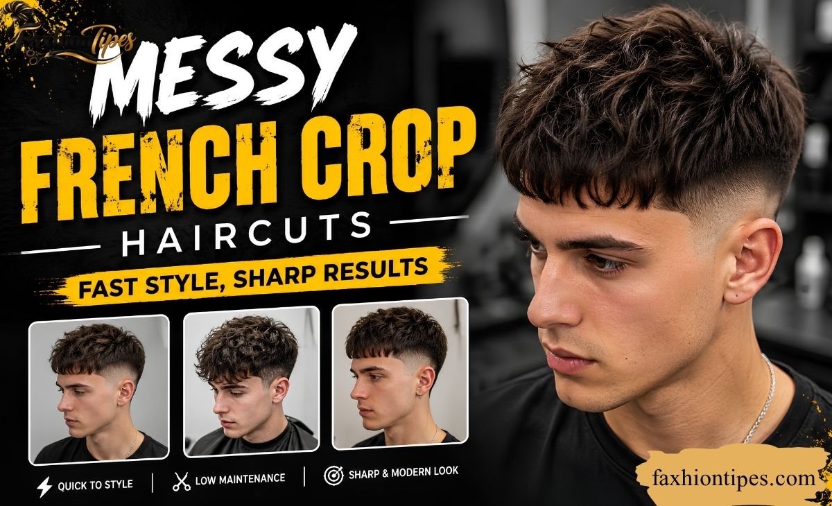 Messy French Crop Haircuts: Fast Style, Sharp Results