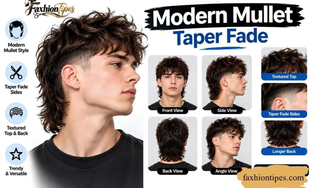 Modern Mullet Taper Fade