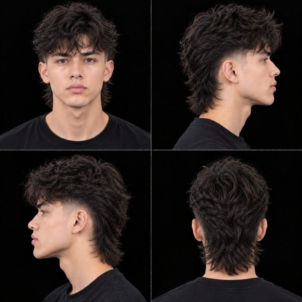 Shaggy Mid Taper Mullet