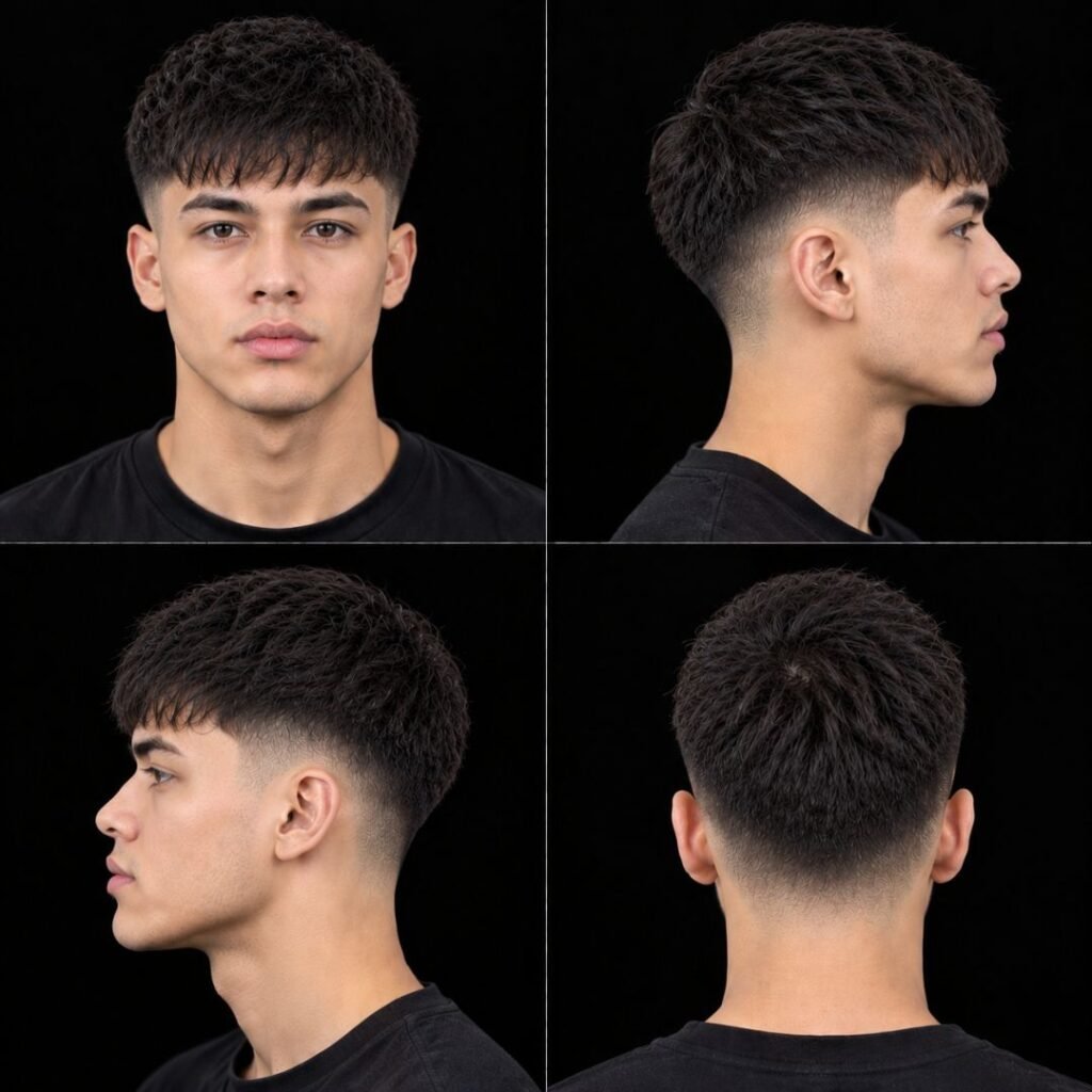 Short Fringe Mid Taper
