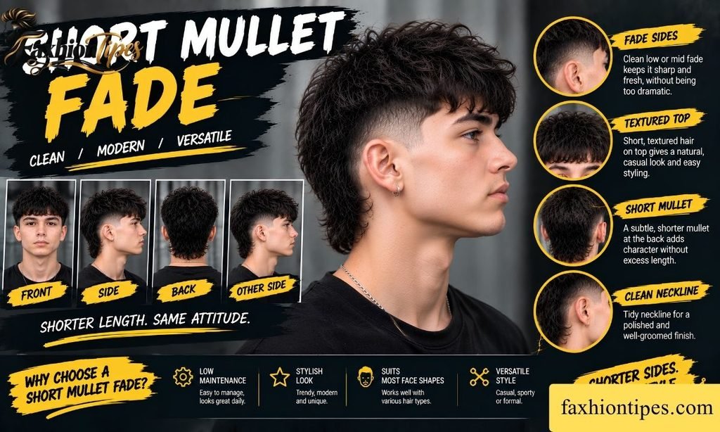 Short Mullet Fade
