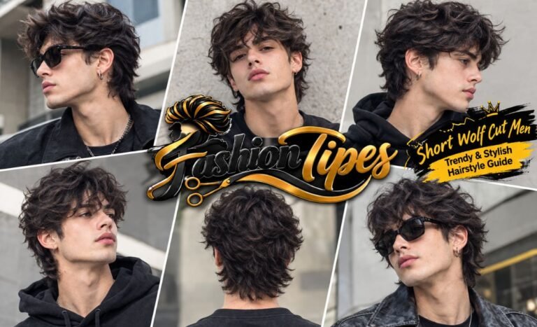 Short Wolf Cut Men: Trendy & Stylish Hairstyle Guide