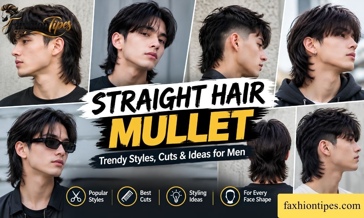 Straight Hair Mullet: Trendy Styles, Cuts & Ideas for Men