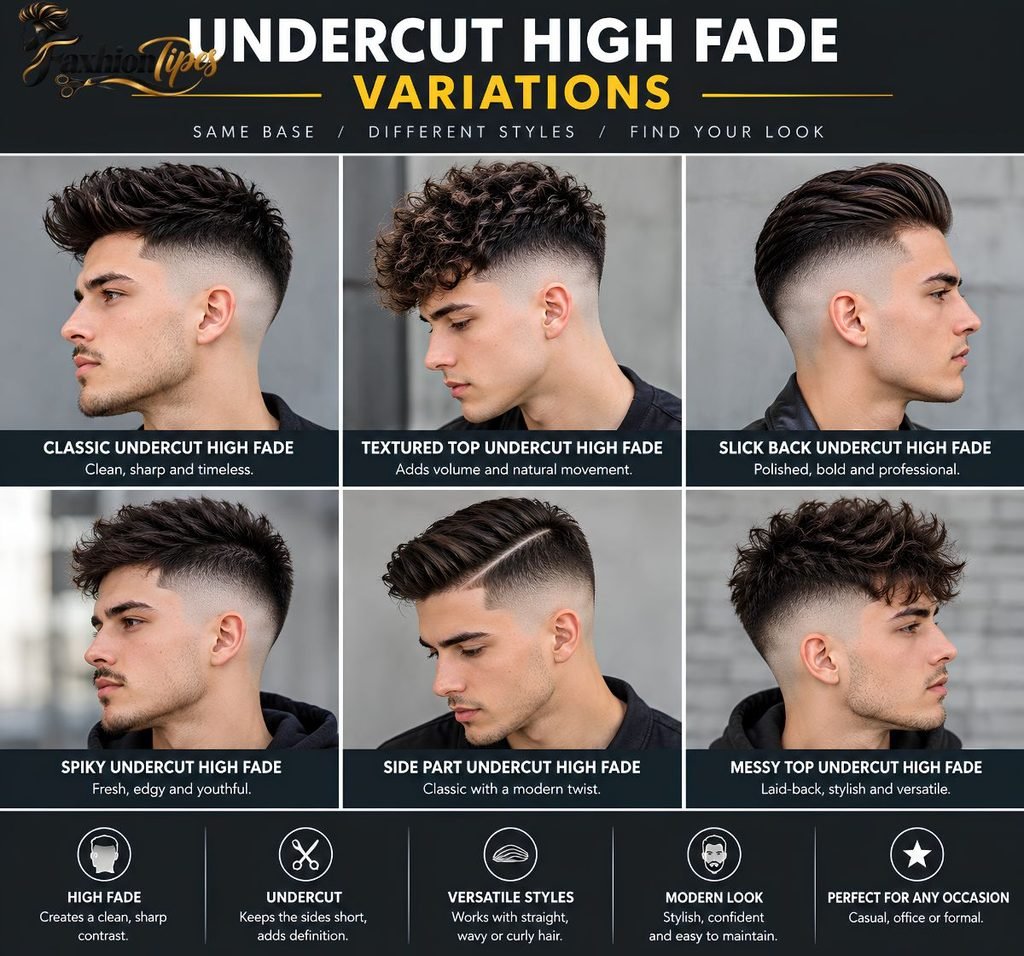 Undercut High Fade Variations