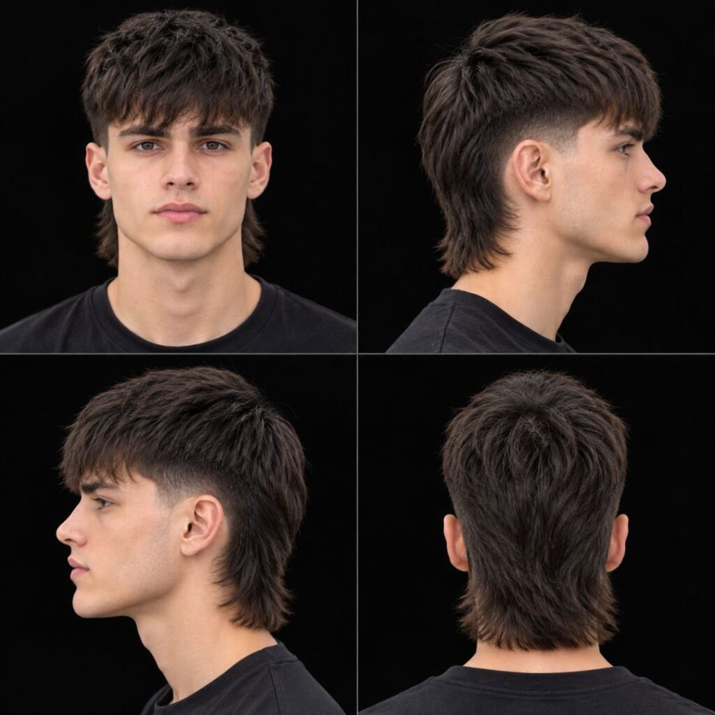 What Is a Straight Hair Mullet?