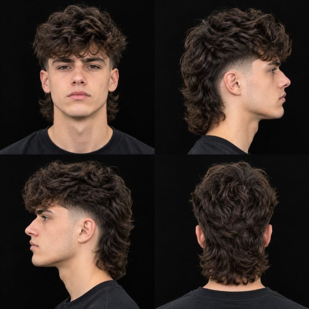 What Is a Wavy Mullet Men
