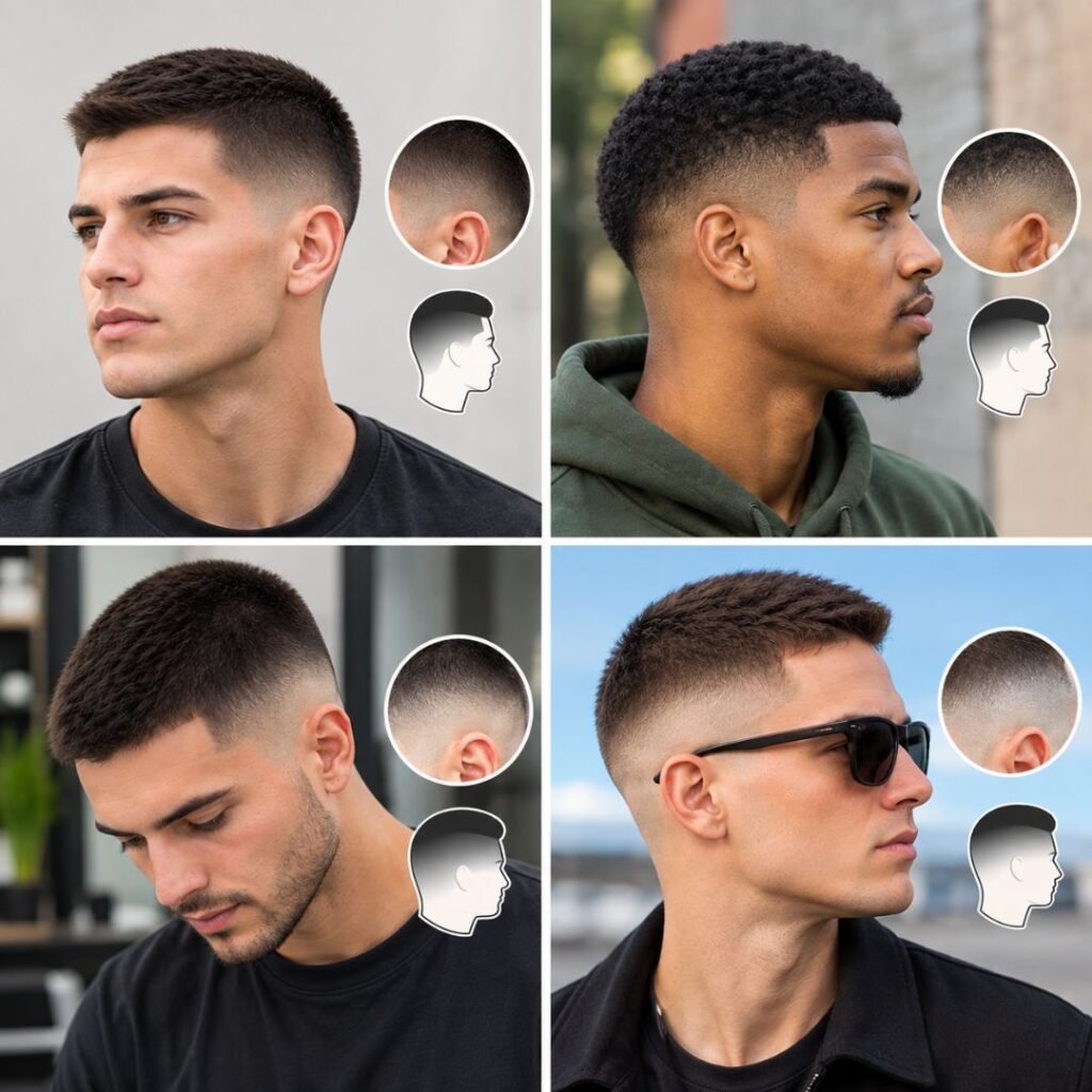 What fade is best for crew cut?