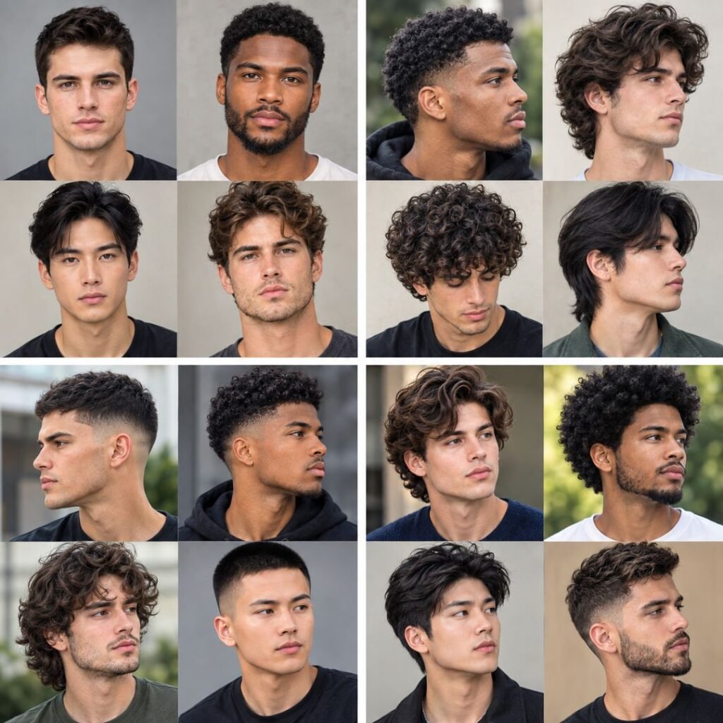 Face Shapes and Hair Types