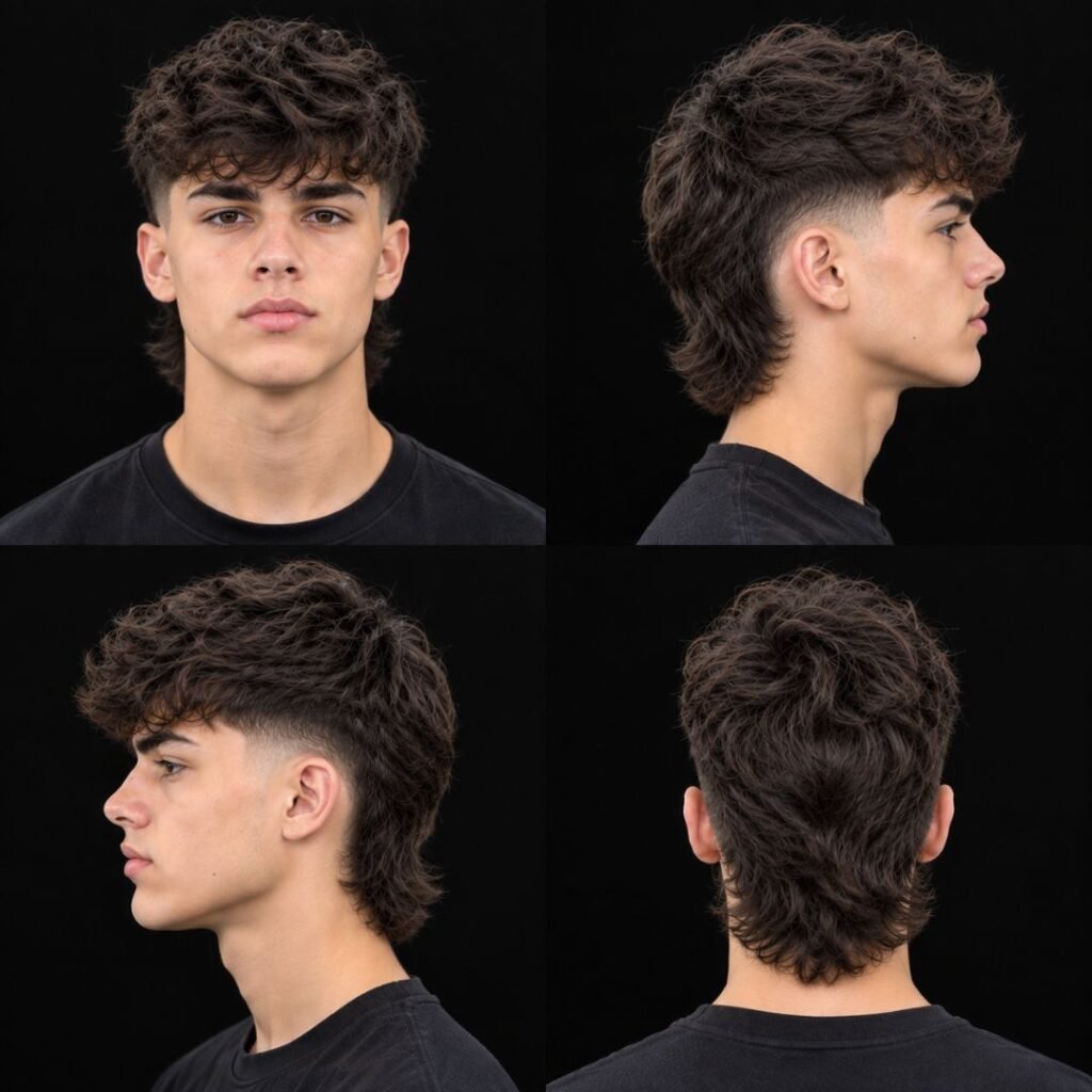 Tapered Modern Mullet Haircut Boy