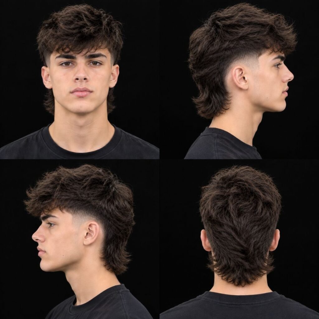 Sporty Medium Mullet