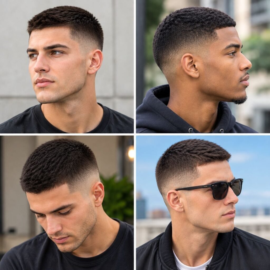 Classic Low Fade Crew Cut