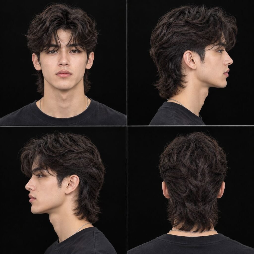 Korean-Inspired Wavy Mullet