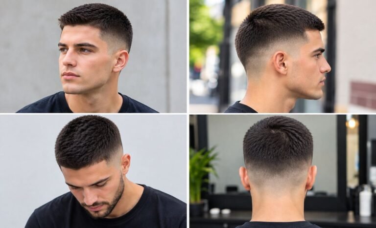 Crew Cut with Low Fade: Stylish Men's Haircut Guide
