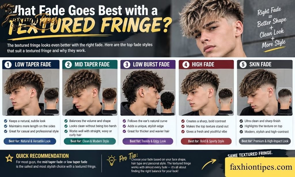 What Fade Goes Best with a Textured Fringe?