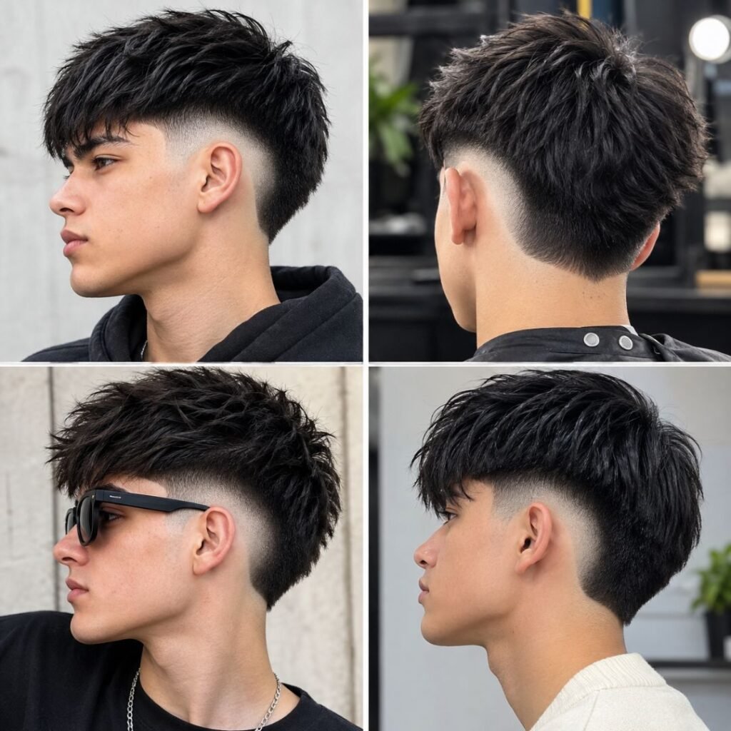 What Is a Burst Fade for Straight Hair