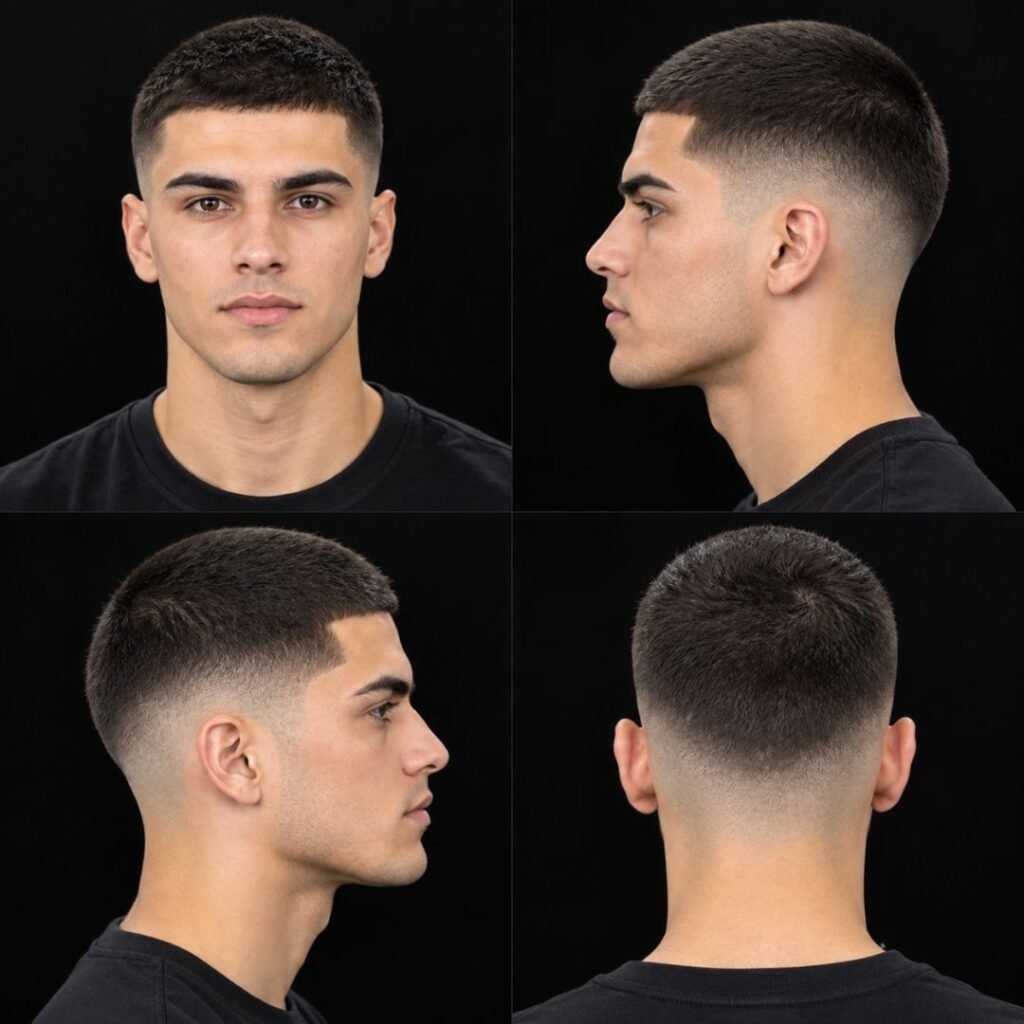 What Is a Mid Taper Fade Buzz Cut?