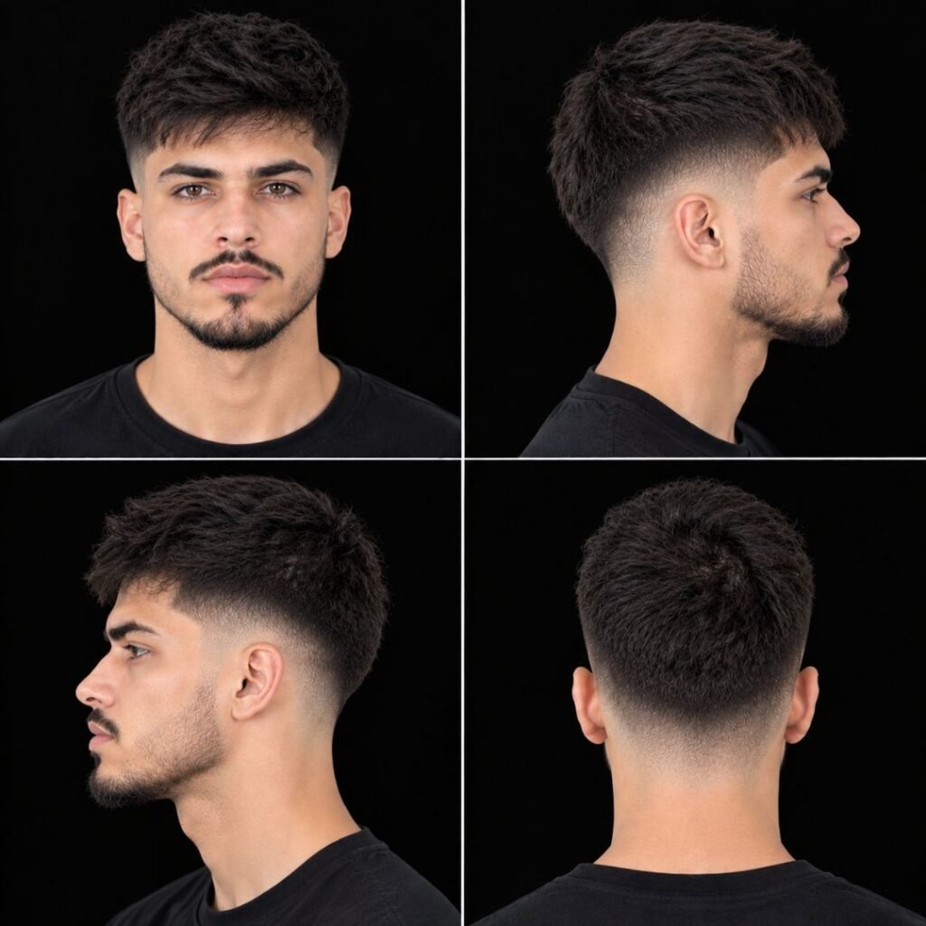 What Is a Mid Taper Fade Straight Hair Cut?