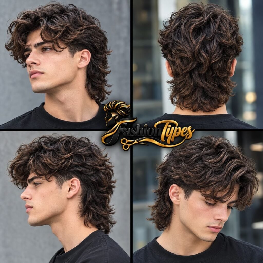 What Is a Wavy Mullet Men