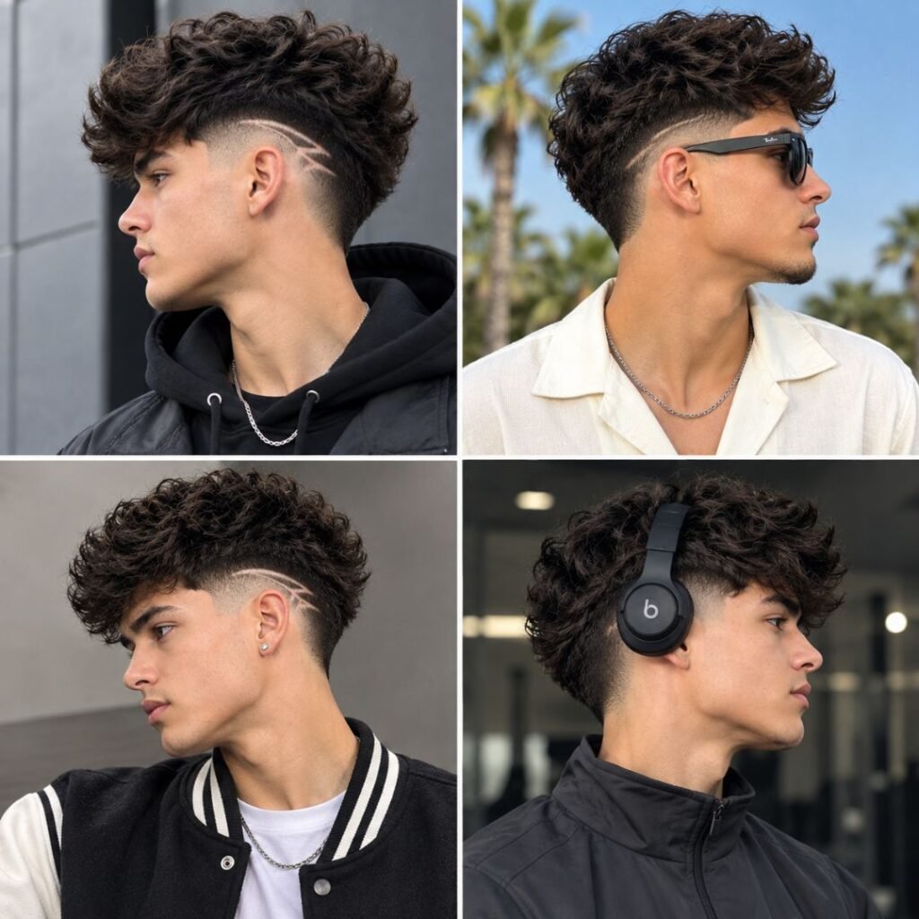What goes well with a burst fade?