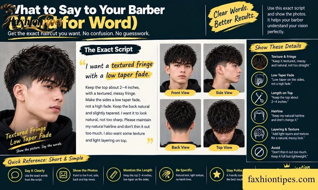 What to say to your barber (word for word):