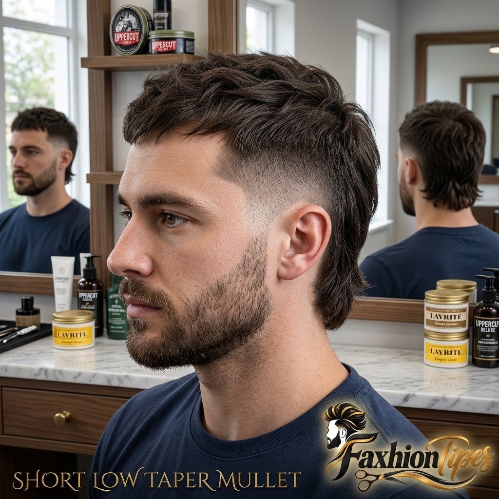 Short Low Taper Mullet